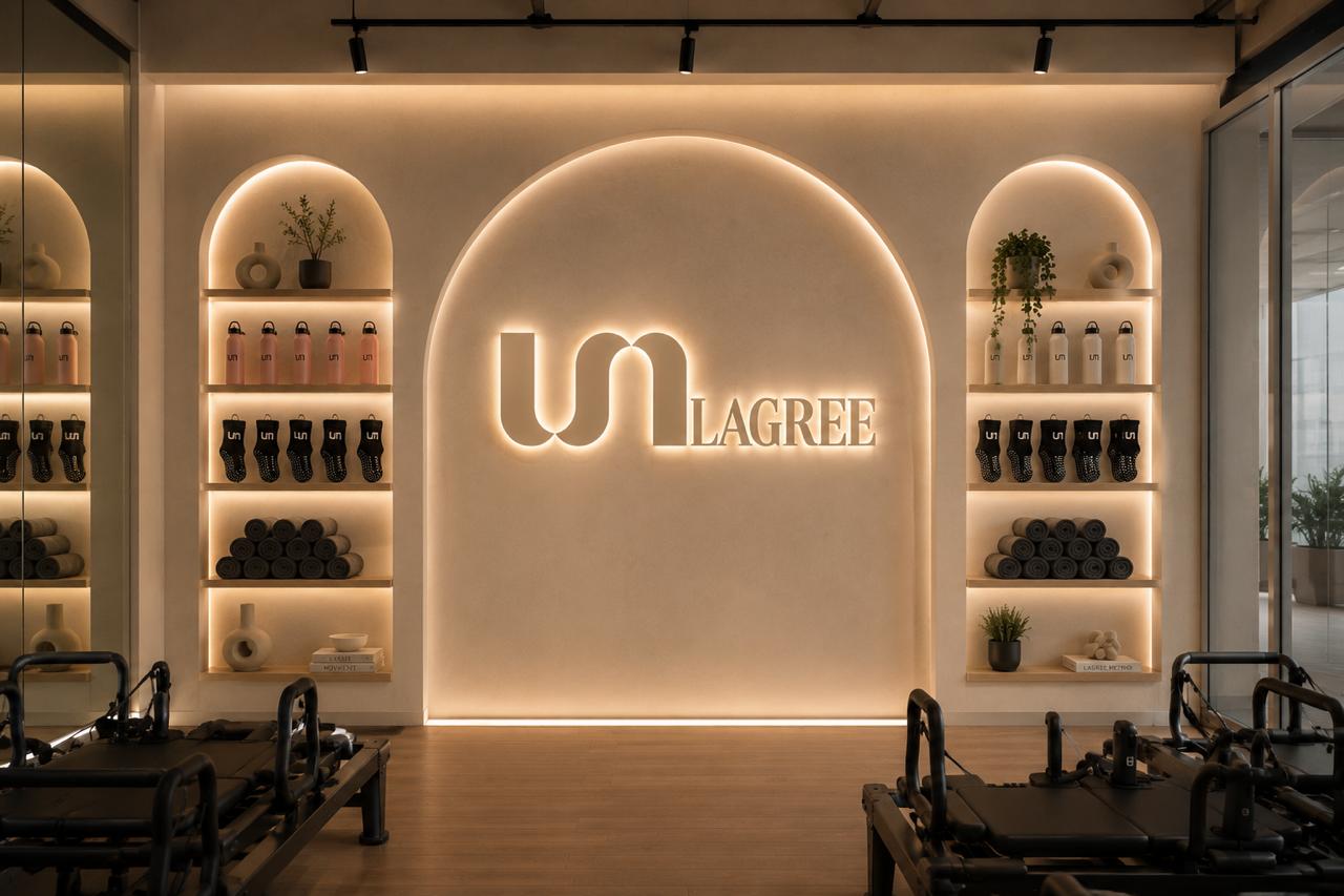 Inside the LSN Lagree studio in Mumbai